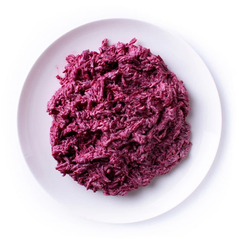 Салат Свекла с чесноком и майонезом