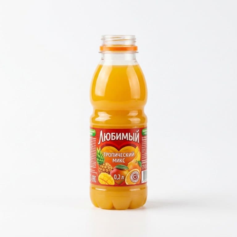 Сок Любимый Тропический микс 0,2л