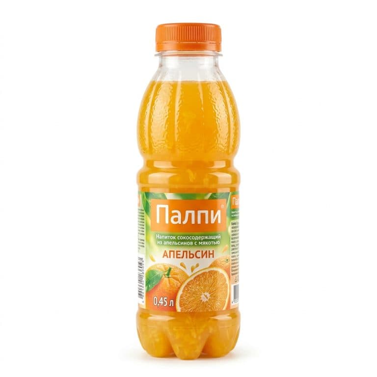 Напиток Палпи 0,45л