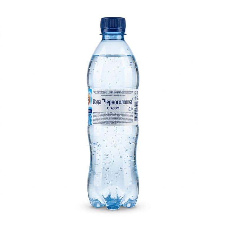 Вода "Черноголовка" с газом 0,5л